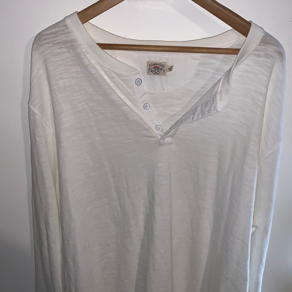 Faherty Brand Long Sleeve Shirt Size XXL